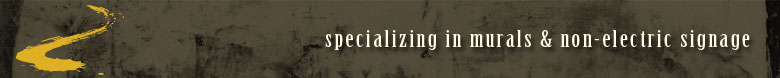 Specializing in murals & non-electric signage
